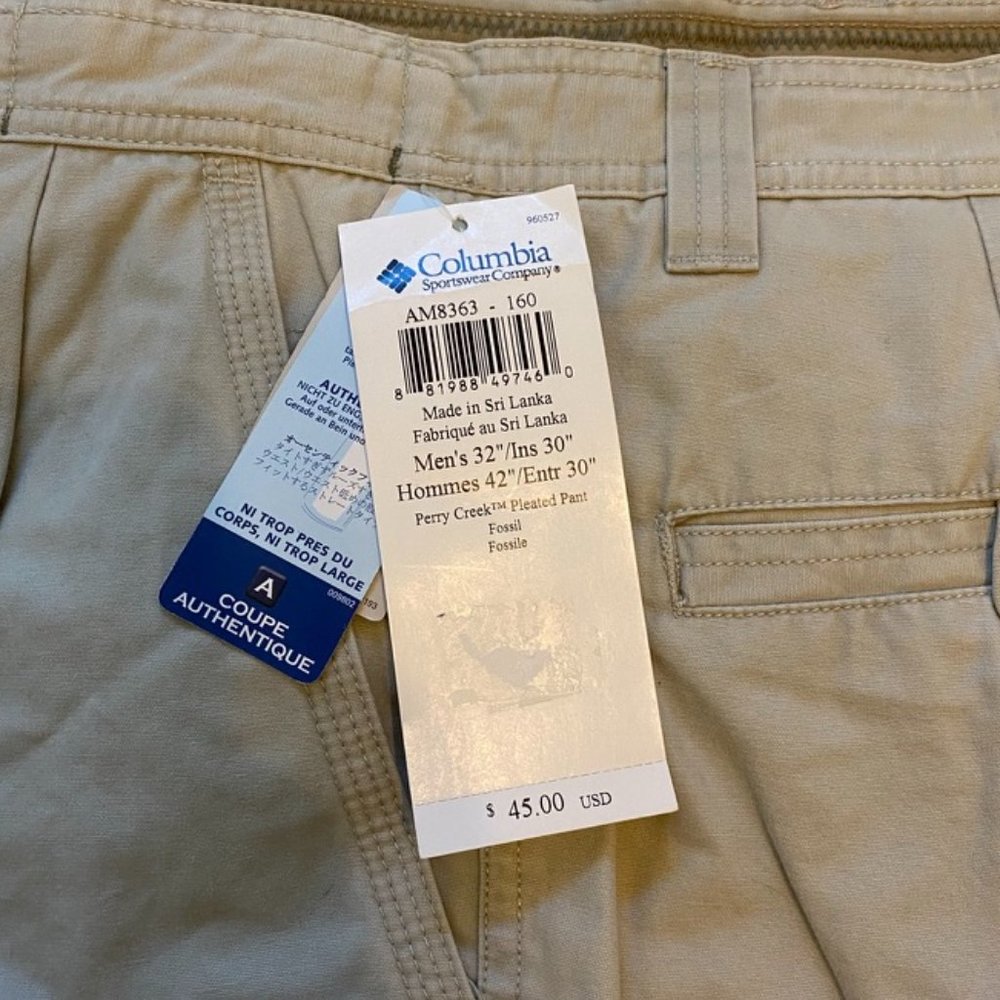 Columbia Pleated Pants